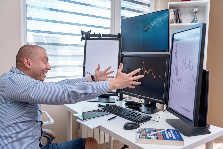 Prop Trading — Multi-Monitor Trading Desk